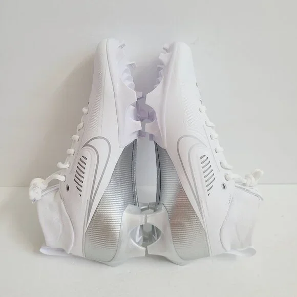 Nike Vapor Edge Pro 360 2 Football Cleats DA5456-102 Size 8.5 White Silver - Picture 4 of 8
